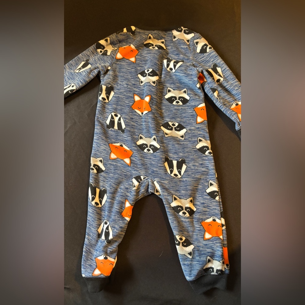 Blue Fox and Raccoon Kids One Piece - Picture 3 of 3